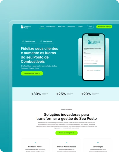 Projeto Fideliza Posto desenvolvido pela Orbyk