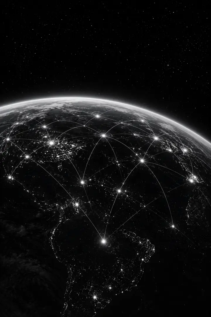 Composição espacial representando o serviço Sistemas inteligentes